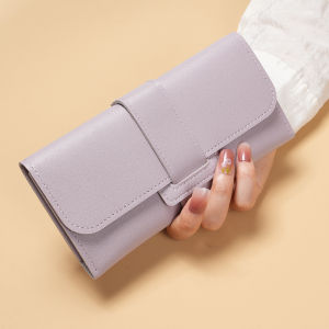 JIFANPAUL | New Womens Long Fold Wallet with Multiple Pockets and Functional Clasp