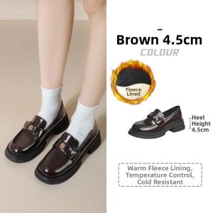 Josiny | British Style Summer Thick Sole Womens Loafer Shoes