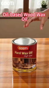 GOOTI Newly Upgraded High Gloss Natural Wood Wax Oil 1000ml – Anti-Corrosion Waterproof Anti-Bukbok Quick Dry for Furniture & Floor Care Natural Finish Long-Lasting Protection for All Wood Types