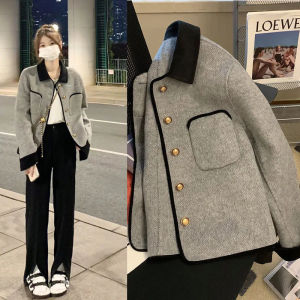 French Design Winter Warm Short Coat