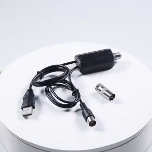 ARAFURA - Taffware Penguat Sinyal Antena TV Amplifier Signal Booster HD DVB-T2 for Digital TV Antenna - TFL-D15 / Low Noise USB TV Antenna Amplifier Digital HD DVBT2 Signal Booster for TV Aerial - Black