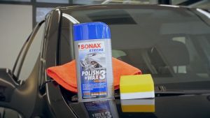 Kem đánh bóng xóa xước và bảo vệ sơn xe ô tô 3in1 Sonax 202100 250ml - phục hồi sơn cũ xóa vết xước nhỏ và bảo vệ sơn xe toàn diện - Dmall247