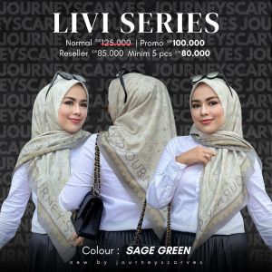 Jilbab journey livi series terbaru 5 warna