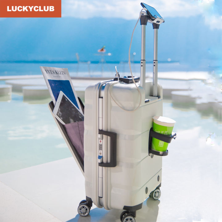 Lucky Club Good-looking Luggage Female Male Open Computer Business ...