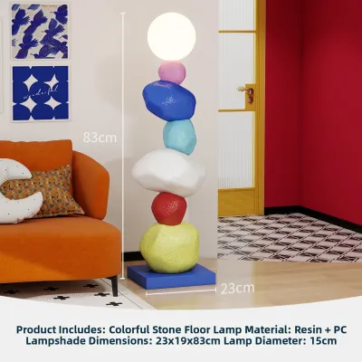 CHUCHEN | Creative Art Retro Cartoon Style Mid-Century Decorative Floor Lamp