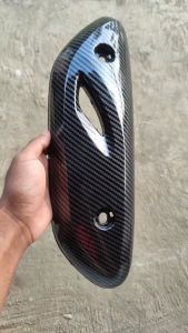 Black Carbon Tutup Knalpot Scoopy 2021 prestige
