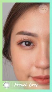 French Grey Monthly Softlens Warna Korea Premium