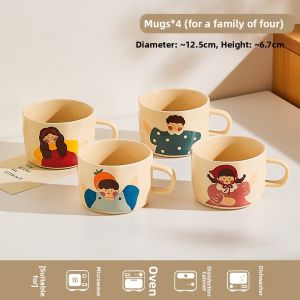 Cute and Creative Gift Mug for Couples Household Use