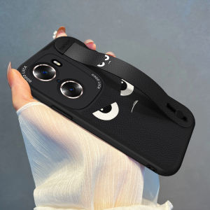 Creative Anti-Fall Soft Silicon Wrist Strap Stand Phone Case for Huawei Honor 60 pro SE Play6T 7T Men Women Protection Cover