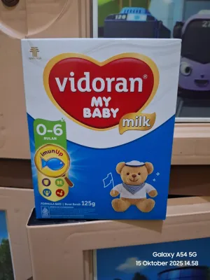 Vidoran 0 - 6 bulan 125gram 1karton ( 24box) kadaluarsa Mei 2027