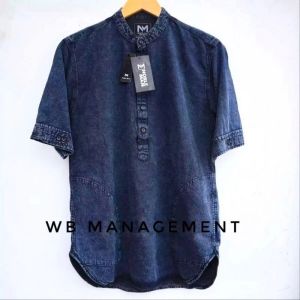 KURTA JEANS KOKO DENIM SANDWASH IMPORT PREMIUM