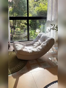 F&G เก้าอี้โยก sofa โซฟาปรับนอนได้ ดีไซน์การออกแบบทันสมัย เบาะหนานุ่ม