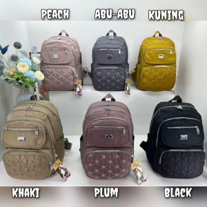 TAS RANSEL/BACKPACK CHIBAO KANVAS BORDIR 6Ruang CB0814-22