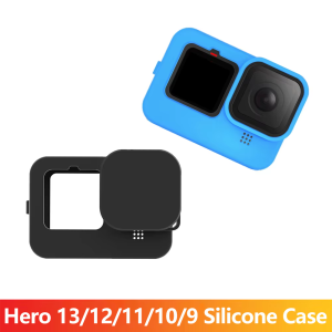 Hero 13/12/11/10/9 Silicone Protective Case Drop-proof Lens Cap For GoPro Hero 13 12 11 10 9 Black Action Camera Accessories