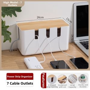 Wiring Organizer Power Strip Cable Data Charger Collector