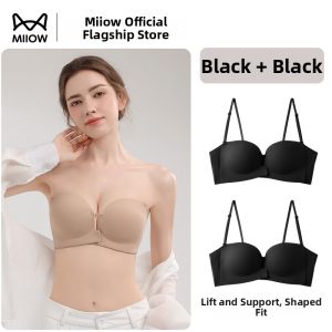 MiiOW | Invisible Anti-slip Strapless Small Chest Concentration Enlargement Underwear