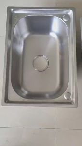 Chậu rửa bát 1 hộc 42x37 inox 304 bồn rửa chén 1 hố kèm vòi lạnh bảo hành chính hãng