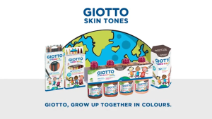 Giotto Stilnovo Skin Tones Color Pencils - School Pack - Pot of 48 - Ideal for Children and Schools