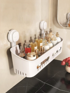 TAILI | Suction Cup Bathroom Storage Shelf