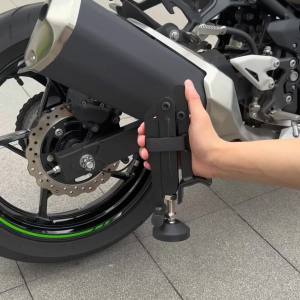 [3849 People Collection ] JiYan Motorcycle Lift Stand Portable Heavy Motorcycle Repair Universal Folding Stand Rear Wheel Single Swingarm Lifting Stand