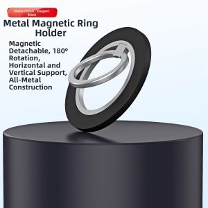 Piple | Compact 360 Degree Rotating Magnetic Ring Stand Accessory