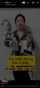 Máy Nước Nóng Trực Tiếp Gắn Chậu gắn tường có bộ chống giật làm nóng 3s