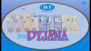 Bộ Pyjama Kate tay dài nam cao cấp(PDK01) thương hiệu HUONGTAM. Chất liệu Kate loại tốt:  mềm mại thoáng mát không phai màu.