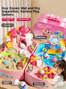 BEI JESS | Educational Sandplay Toy for Girls Castle and Princess Theme