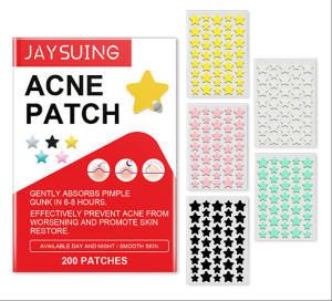Jaysuing แผ่นแปะรอยแผลสิวผ้าคลุมหน้าสิวผลิตภัณฑ์รักษาสิวผิวหน้าแผ่นแปะที่มองไม่เห็น