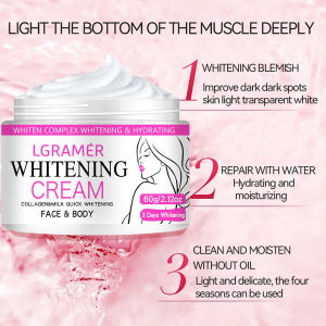 eelhoe | Whitening Face Cream Body Armpit Leg Knee Elbow Lighten Dark Spots Brighten Skin Tone Moisturizing Care Health Beauty Skin Care