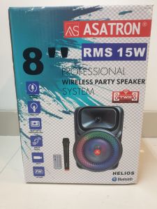 Speaker Bluthoot Portable Asatron 8" RMS 15 / Speaker Asatron Murah