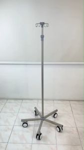 เสาน้ำเกลือ สแตนเลสพรีเมี่ยม ฐานท่อ รุ่น WYSY620