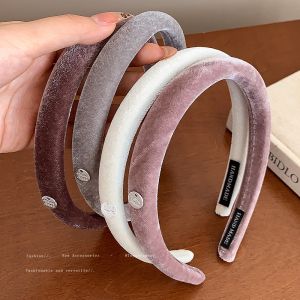 Velvet Hairband Womens Fashionable 2025 New Style Outdoors Face Wash Versatile Autumn Winter Match All Hair Accessories
