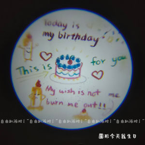 Đèn Chiếu Sáng Hình Chữ Nhật Biểu Tượng Của Ngày Sinh Nhật Sáng Tạo Trang Trí Đồ Ăn Tráng Miệng Đèn Cầu Hôn Cho Nam Và Nữ Đèn Trang Trí Phòng Khách