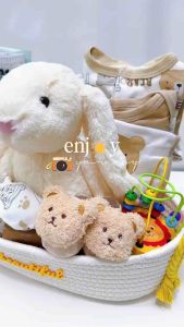 [ Genius Baby House ] Baby New Born Clothing Set with Baby socks Gift  G4345