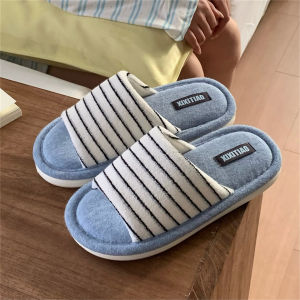 XIXITIAO | Vintage Striped Cotton Linen Floor Shoes