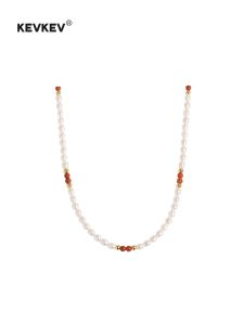 Kevkev Natural Pearl Necklace Womens Design Sensation Clavicle Chain New 2025 Luxury Versatile Match All Fresh Outing Korean Style