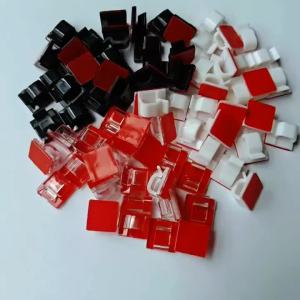 50/100pcs Car Cable Clips Self-Adhesive Cord Management Wire Holder Organizer Clamp Desk Tidy Cable Manager in Car Home Clips
