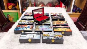 Hộp nữ trang Sơn Mài Cao Cấp Thanh Bình Lê size 12x20x6 cm đựng đồ trang sức vật dụng nhỏ xinh phòng ngủ trang trí làm quà tặng ý nghĩa