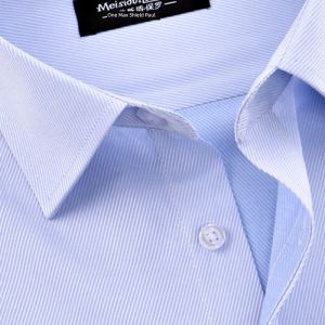 Business Casual Short Sleeve Shirt Mens Slim Fit Workwear White Thin Summer Shirt Breathable Comfortable Polyester Cotton Blend
