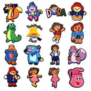 hot toys | 16Pcs Cartoon Shoe Charms Set For Slides Clog Sandals Shoe Decorations Accessories Buckle For Christmas Birthday Gift