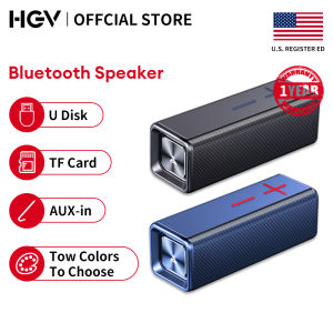 HGV Bluetooth Speaker Wireless with Subwoofer Portable Speaker Upgrade Hifi Audio 20 Hour Playback Time Speaker