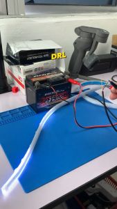 Streamer Led White Yellow Drl 60cm Cars Daytime Running Lights Startup Design Auto Flowing Turn Signal Guide Strip Headlight Assembly Waterproof