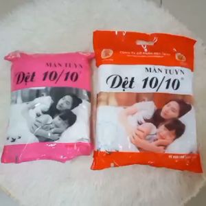 [CHÍNH HÃNG] Màn Tuyn Đôi Hoa Trắng 1m6*2m & 1m8*2m Dệt 10/10