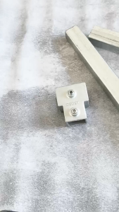 2.5cm Tee/Cross Galvanized steel pipe connectors welding-free fixed joints square pipe connection fasteners Tahan lama