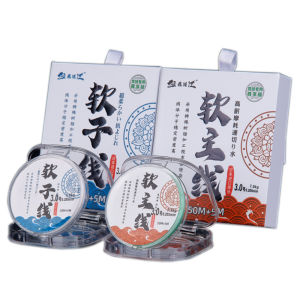 Ultra นุ่ม สายตกปลาแบบไม่พันกันสายหลัก Sub-line แรงดึงที่แข็งแกร่งผลิตภัณฑ์ของแท้ Dongli สายไนลอนสําหรับบ่อแม่น้ําทะเลสาบ