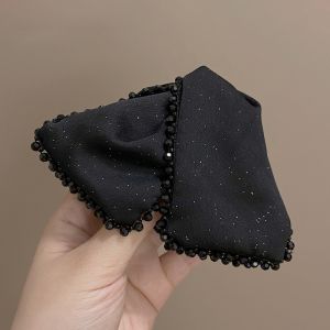 Parisian Princess Style Hair Claw Clip Womens Hepburn Wind French High-End Sense Bun Shark Clamp Versatile Volumizing Hair Accessory