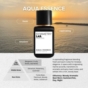 Aqua Essence Eau De Parfum by Symmetry Lab Parfums
