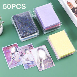 50Pcs Kpop Card Sleeves Card Holder 61*91mm Heart Bling Photocard Holder Photo Card Films Cards Protector Photo Cards Protective