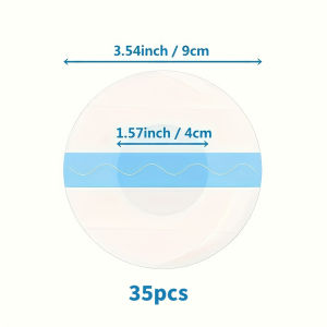 35pcs Freestyle Libre Sensor Covers Latex-Free Adhesive for Libre 2 Precut CGM Tape Waterproof Strong Stick Long-Term Use